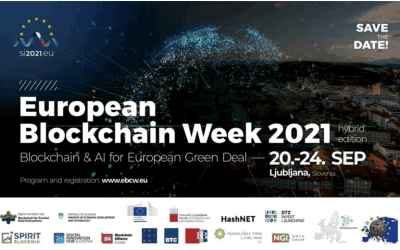 Vabilo na teden Evropskega Blockchaina – EU Blockchain week