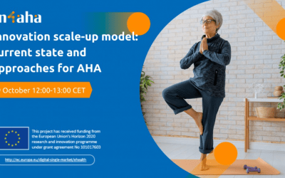 Delavnica IN-4-AHA: Innovation scale-up model: current state and approaches for AHA, 19. 10.