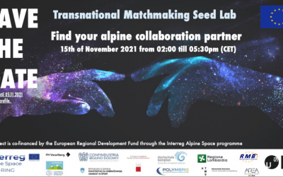 Vabilo na mednarodno mreženje na področju inovacij in raziskav, 15. 11. 2021