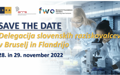SAVE THE DATE: Delegacija slovenskih raziskovalcev v Bruselj in Flandrijo, 28. in 29. 11. 2022