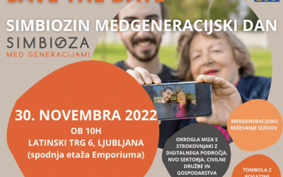 SAVE THE DATE: Simbiozin medgeneracijski dan, 30. 11. 2022 ob 10.00