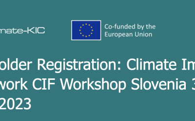 VABILO na delavnico “Climate Impact Framework Workshop”,  30. 03. 2023