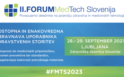 NAPOVEDNIK: 2. Forum MedTech Slovenija, 28. in 29. september 2023