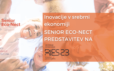 Inovacije v srebrni ekonomiji: Senior Eco-Nect v ospredju RIES23