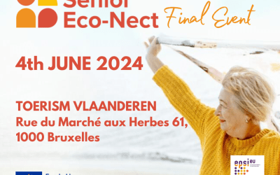 Save the date: Senior Eco-Nect projekt zaključni dogodek, 4.-5. junij 2024, Bruselj