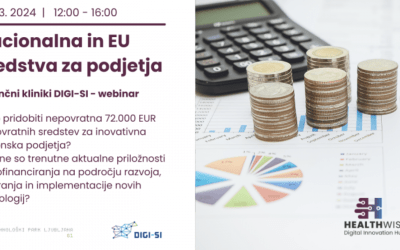 Finančna klinika za podporo pridobivanja nacionalnih in EU sredstev, 12.3., 12.00 – 16.00 (Zoom), DIGI-SI