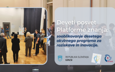 Deveti posvet Platforme znanja: sooblikovanje desetega okvirnega programa za raziskave in inovacije