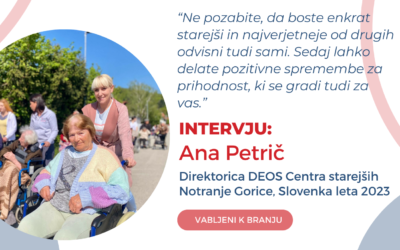 Preseči moramo pokroviteljski odnos do starejših