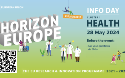 Objavljeni so razpisi grozda Zdravje programa Obzorje Evropa ter VABILO na Info dan, 28. 5. (preko spleta)