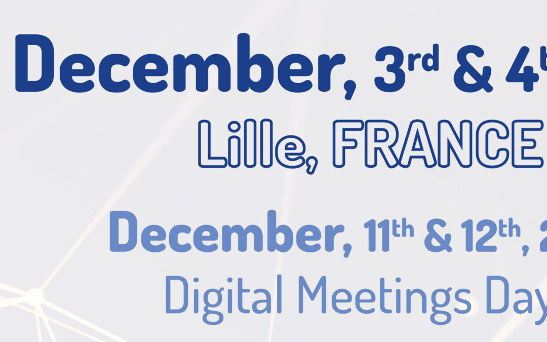 MEDigIT 2024, December 3rd & 4th 2024 in Lille, France and December 11th & 12th for digital meetings!
