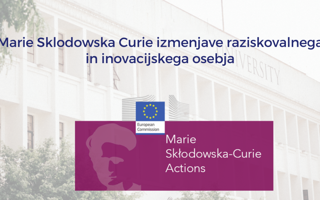 Objavljen je razpis za projekte mednarodnega raziskovalnega sodelovanja v okviru ukrepov MSCA