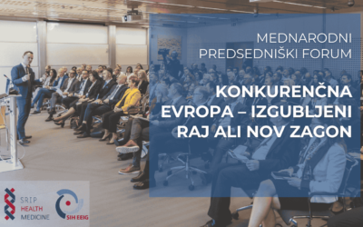 Dr. Alenka Rožaj Brvar na mednarodnem predsedniškem forumu »Konkurenčna Evropa – izgubljeni raj ali nov zagon«