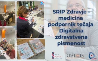 SIS EGIZ podpirnik tečaja Digitalna zdravstvena pismenost, v sodelovanju s SIMBIOZA GENESIS