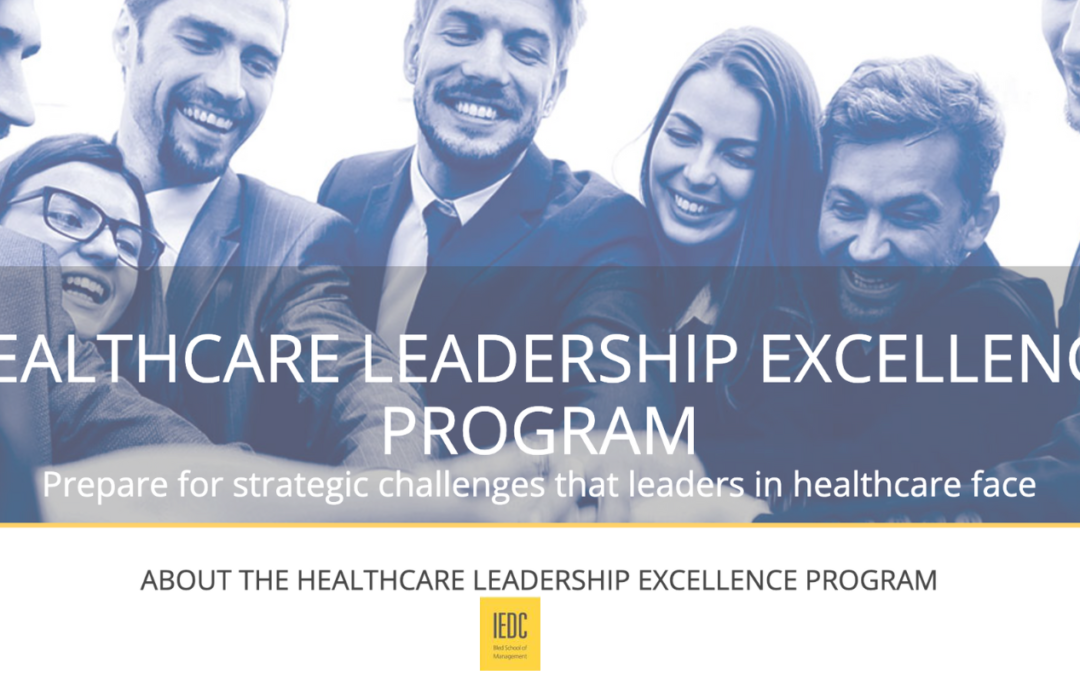 VABILO na IEDC Bled – Odličnost vodenja v zdravstvu, marec-maj-junij 2025