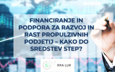Vabilo na dogodek: Financiranje in podpora za razvoj propulzivnih podjetij – kako do sredstev STEP?