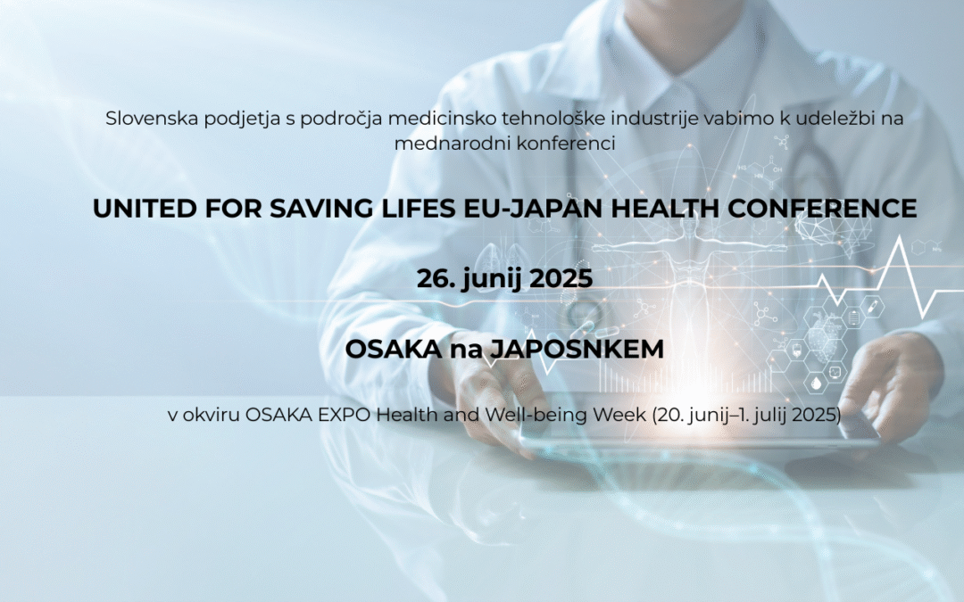 Vabilo na mednarodni dogodek: United for Saving Lifes EU-Japan Health Conference