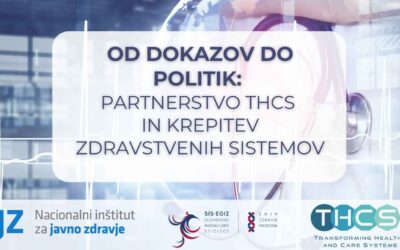 Od dokazov do politik: delavnica NIJZ v okviru partnerstva THCS