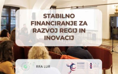 Razprava RRA LUR o državni pomoči in strateških naložbah: pomen stabilnega financiranja za razvoj regij in inovacij
