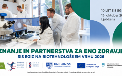 Deset let povezovanja znanja: SIS EGIZ na Biotehnološkem vrhu 2026